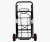 Old man buy vegetable cart medium size small folded luggage cart shopping cart portable car hand - on - hand pull cart pull rod cart