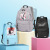 Fashion Trendy Printed Backpack English Letters Korean Style Junior High School Backpack Schoolbag Large Capacity Trendy 2259