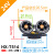 Huxin vehical-mounted fan HX-T514 Small electric fan by two heads for cars in a 24V large truck
