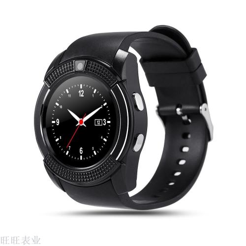 v8 smart watch full round screen bluetooth phone card-inserting watch support sports factory direct sales card-inserting