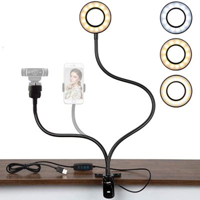 LED Light fill USB Port small motion camera 4/1 First Web celebrity Anchor selfie Lamp manufacturer Direct Sale