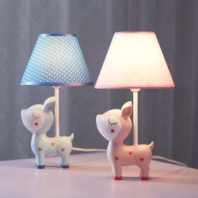 Fau adjustable LED lamp Children eye care lamp cartoon creative bedroom bedside lamp