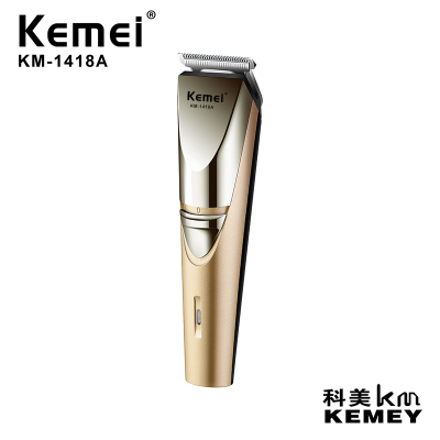 Cross-Border Factory Direct Sales Kemei Electric Clipper KM-1418A Men's Hair Scissors USB Charging