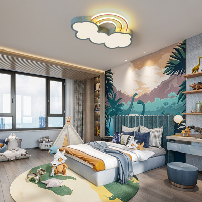 Children room cartoon Led light simple modern boys and girls lamp bedroom lamp personality cloud lamp ceiling lamp