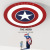 Captain America suction dome light LED American bedroom light for boys and girls master bedroom light