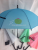 5cm EVA Sand gradient, Transparent umbrella, straight umbrella, Children's umbrella, EVA umbrella