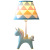 Children room cartoon eye lamp web celebrity unicorn Led bedroom warm creative children room INS lamp lamps