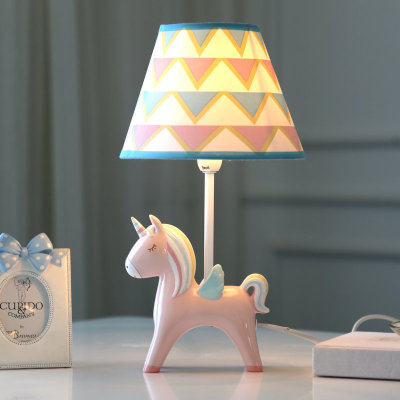 Children room cartoon eye lamp web celebrity unicorn Led bedroom warm creative children room INS lamp lamps