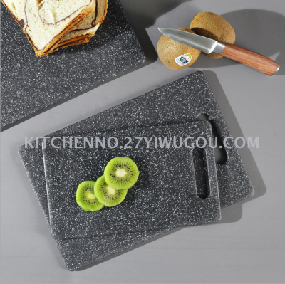 Square imitation marble effect environmental protection cutting board non-toxic fruit board plastic cutting board