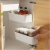 Kitchen storage box wall-mounted non-punch storage knife holder tools sandwiching drawer type