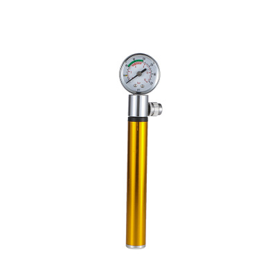 Aluminum Alloy Portable High Pressure Tire Pump Bicycle Mini Gas Cylinder Mountain Bike American French Valve Gas Cylinder Accessories