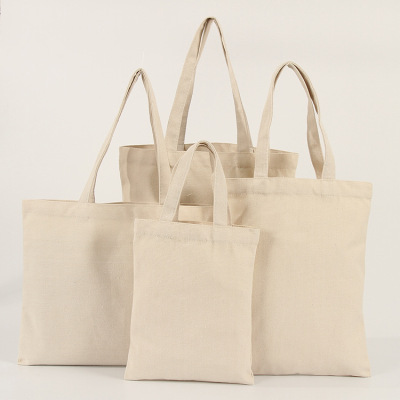 Environmental Protection Cotton Canvas Bag Customized Advertising Shopping Cotton Bag Color Printing Canvas Sack