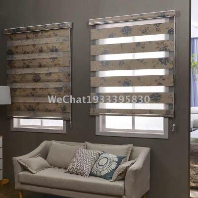 Shading Soft Gauze Curtain New Jacquard Living Room Bedroom Kitchen Roller Shutter Bathroom Louver Curtain Customized Curtain Manufacturer