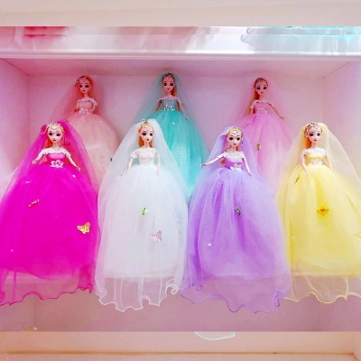 Jiujiu Toy Wedding Doll Princess Toy 45cm Barbie Pendant Promotional Novelties Wedding Doll/