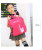 Multifunctional Lightweight Waterproof Children's Backpack Cross-Body Bear Pendant Shoulder Portable Girls' Multi-Purpose Schoolbag Wholesale