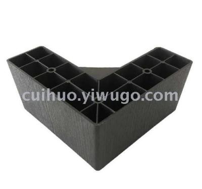 Manufacturers direct Chenguang hardware home plastic sofa foot accessories 7 word feet