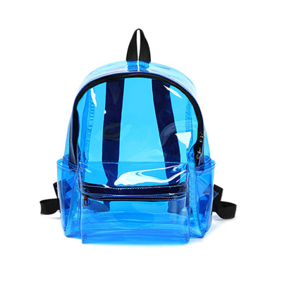 Summer Bag Women's Bag New Korean Style Trendy Backpack Plastic Transparent Jelly Pack Student Schoolbag Fashion Backpack