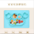 KUB Same Style Children Silicone Plate Baby Integrated Silicone Tableware Baby Plate