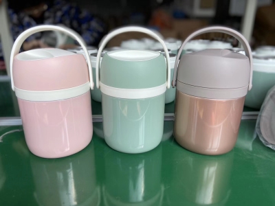 Vacuum portable stainless steel thermal lift pot lunch box