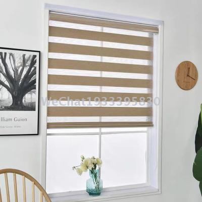 Shutter Roller Shutter Soft Gauze Curtain Double Roller Blind Day & Night Curtain Manufacturer Customized Living Room Curtain Bathroom Curtain Finished Product