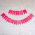 Spanish Holiday Happy Pull banner banner Gilt letters Fish Tails Spanish la Hua party decoration