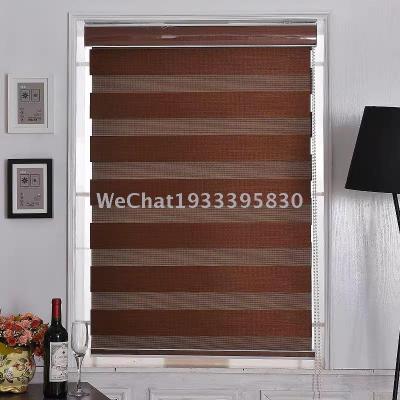 Customized Living Room Bedroom Balcony Bathroom Louver Curtain Roller Shutter Soft Gauze Home Curtain Finished Factory Direct Sales