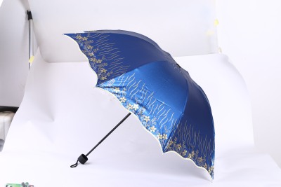 2. TV formats Manufactureth three fold bars creative sunny umbrella mini portable Sun umbrella shade umbrella umbrella
