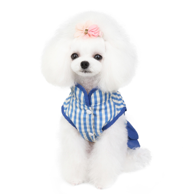 New Spring and Summer Pet Clothes Puppy Clothes Dog Skirt Pet Cheongsam Small Dog Clothes Teddy Clothes