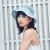 Small Daisy Fisherman Hat female flower hollow-out summer thin Sunblock Hat Korean version of lace Sunshade basin Hat Trend