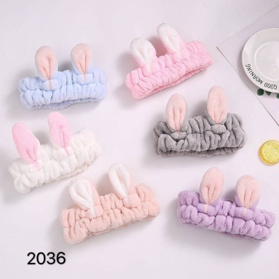 Web Celebrity Korea Wash hair Band Rabbit Ears Super Cute Hair hairpin Mask Binding Band lovely hair Accessories