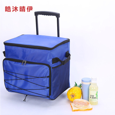 Foreign trade hot takeaway pole pull pole Oxford cloth coated wiemate insulation bag wholesale