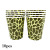 Zoo Theme Party Decoration Leopard Print Wild Party Paper Tray Paper Cup Paper Towel Tiger Print Animal Skin Print