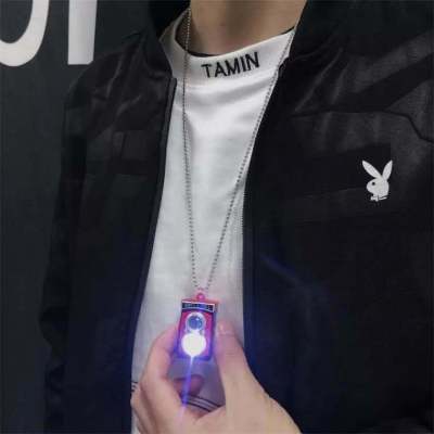 Tiktok Celebrity Inspired Retro Glowing Camera Pendant Men and Women Couple's LED Lights Can Flash