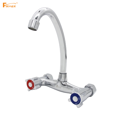 FIRMRE double handle copper kitchen Faucet