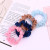 Large Intestine Ring Hair Band Korean Floral Elegant Chiffon Ball Tie Hair Rope Female Online Influencer Vacation Style Rubber Band Hair Rope