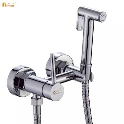 FIRMER  Hot sell brass toilet hand held bidet sprayer shattaf set for bathroom 