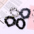 Large Intestine Ring Hair Band Korean Floral Elegant Chiffon Ball Tie Hair Rope Female Online Influencer Vacation Style Rubber Band Hair Rope