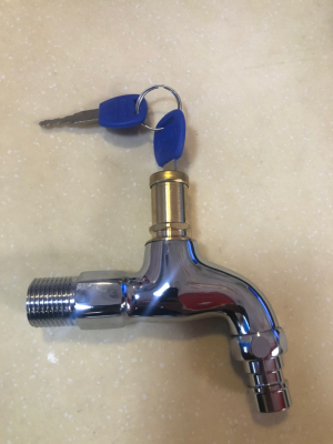 Copper lock faucet alloy nozzle