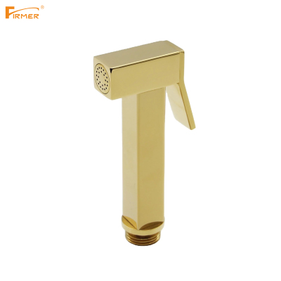 FIRMER toilet bidet spray square gold color shattaf set