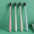 Wheat straw toothbrush family Travel Hotel single tube the packed Japanese bamboo charcoal soft bristles toothbrush independent packaging toothbrush