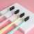 Creative Macaron plain toothbrushes Japanese style no print with bamboo charcoal adult soft bristles 4 pieces toothbrush manufacturer wholesale