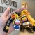 New Product Best-Selling Helmet Duck Keychain Creative Cute Schoolbag Pendant Couple Car Key Ring Ring Gift