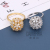 Hot-Selling New Arrival Ball Inlaid Zirconium Copper Zirconium Ring Han Feng Female Boutique Ornament Witness Cozy and Romantic Love