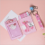 New girl cute cartoon card package student card set campus meal card can be customized LOGO