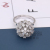 Hot-Selling New Arrival Ball Inlaid Zirconium Copper Zirconium Ring Han Feng Female Boutique Ornament Witness Cozy and Romantic Love