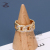 Imitation Chains before and after Link Designing Jewelry Ring Rose Gold yin se kuan Fashion Interlacing Ring