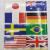 World flags stickers, love stickers, face stickers, stickers, stickers, stickers, flags, bunting, fan supplies