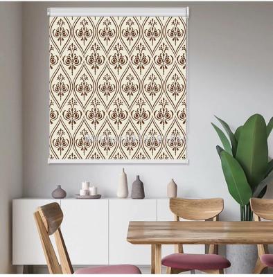 Factory Direct Sales Living Room Bedroom Study Room Darkening Roller Shade Curtain 3D Jacquard Full Room Darkening Roller Shade Finished Products Foreign Trade Wholesale