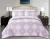 Hot style spring and summer yarn-dyed polyester cotton jacquard bedding three-piece set summer quilt cushion