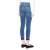 Europe and The United States foreign trade jeans women's high-waisted waistband ultra-high Stretch Trouser bottom Yin & x